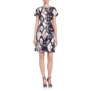 L.K. Bennett Tia Diamond Floral Sheath Dress